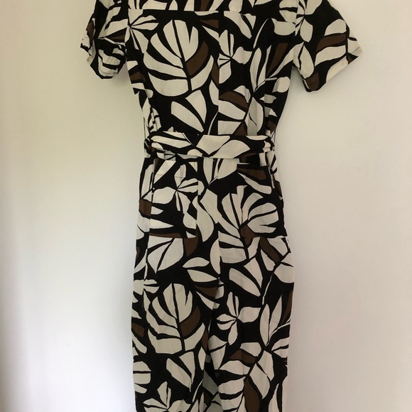 Tabitha Brown for Target Neutral Botanical Jumpsuit in Medium - Picture 8 of 9